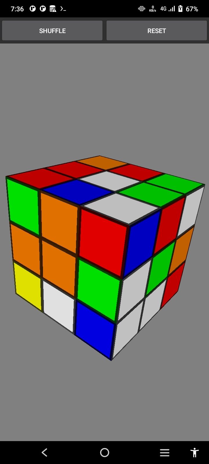 Shuffled rubik